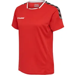 hummel Authentic Polyester kurzarm Trikot Damen true red XS