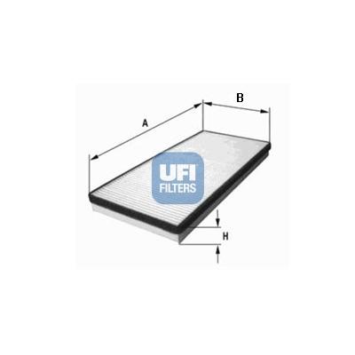 UFI Filter, Innenraumluft 53.054.00 für Mercedes