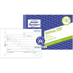Avery, Formular, Quittung