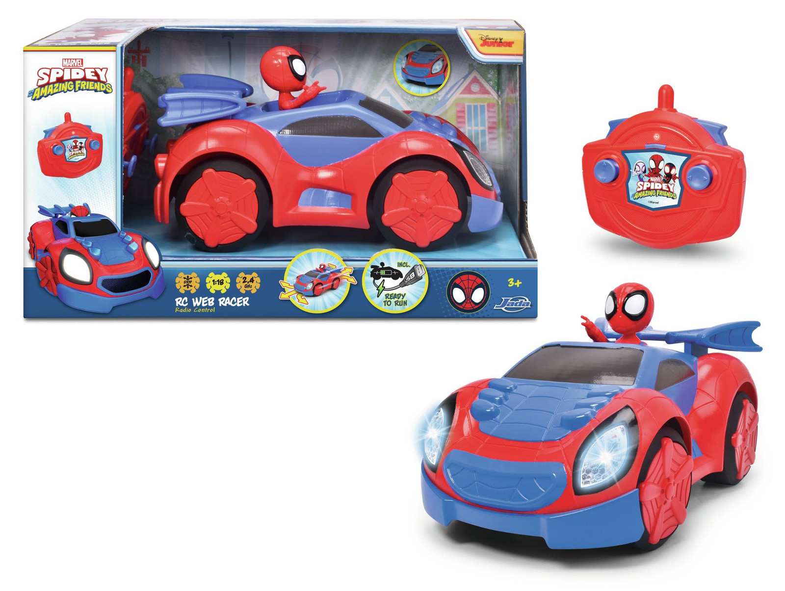 Jada Toys RC Spidey Web Racer