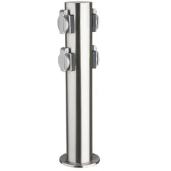 Heitronic 4-fach Energieverteiler Tokio V2A Edelstahl