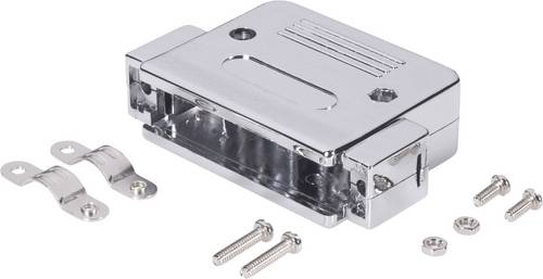 BKL Electronic 10120079 10120079 Polzahl: 37 Kunststoff, metallisiert 180° Silber 1St.
