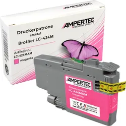 Kompatible Tinte ersetzt Brother LC-424M  magenta
