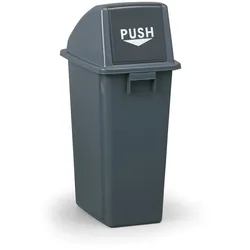 Drahtpapierkorb, 60 l, 320 x 440 x 790 mm, grau