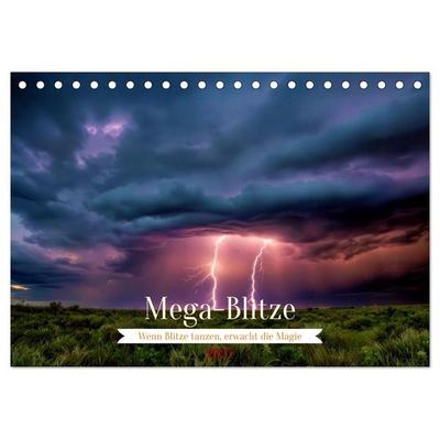 Mega-Blitze (Tischkalender 2027 DIN A5 quer), CALVENDO Monatskalender