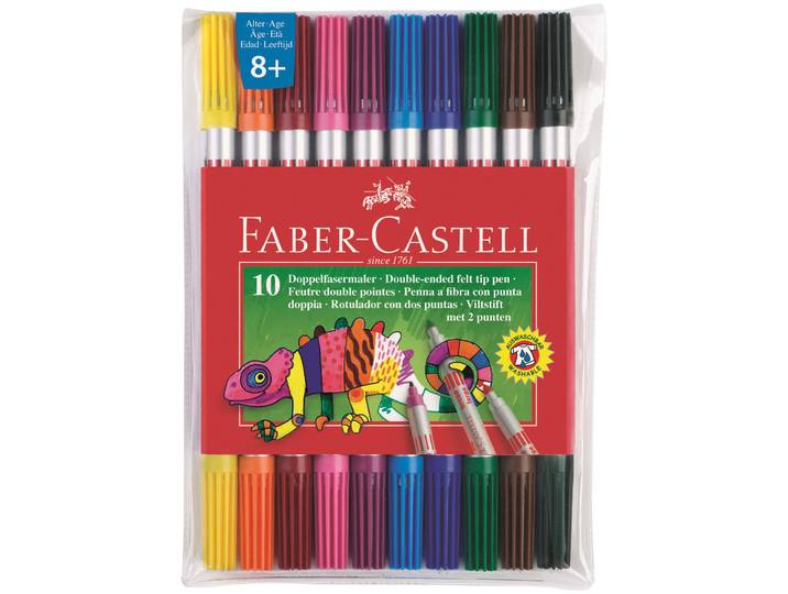Faber Castell Faber-Castell Filzstift (Blau, 10 Stück)