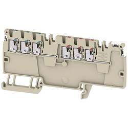Weidmüller 2675550000 Verteiler-Reihenklemme Push-In-Klemme, Steckanschluss Dunkelbeige 50 St.