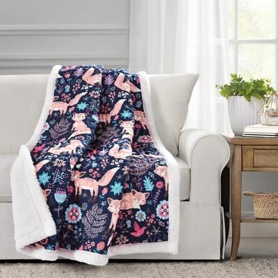 Lush Decor Pixie Fox Sherpa Throw