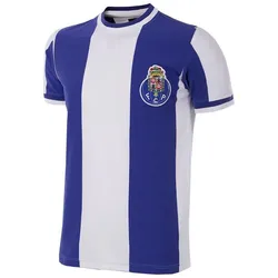 Copa Football, Herren, Fussballtrikot, FC Porto 1971 - 72 Retro Trikot (M), Blau, Weiss