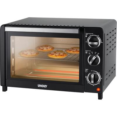 UNOLD Minibackofen "68875 OFEN Allround", schwarz, B:42,8cm H:28,7cm T:31cm, Minibacköfen, Minibackofen