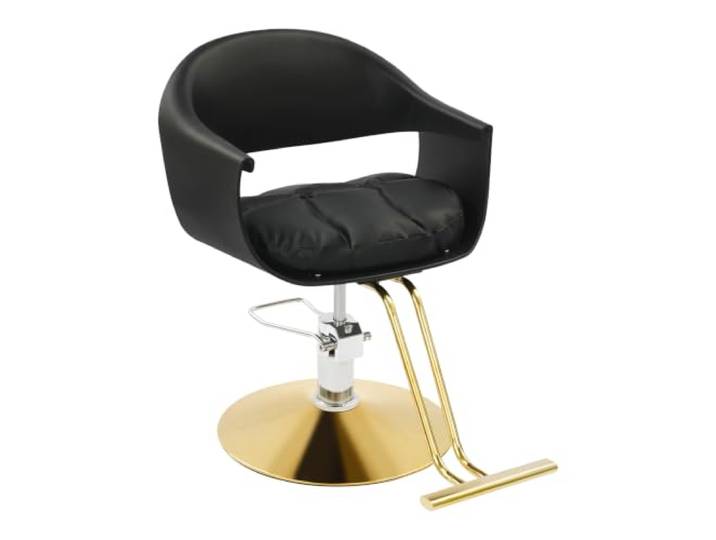 Friseurstuhl 360° drehbar，Höhenverstellbar，Für Salon & Barbershop，200kg Friseur Stuhl，Robuster Friseurstuhl aus Harz & Stahl, Ergonomisch, mit Fußstütze und abnehmbarem Kissen
