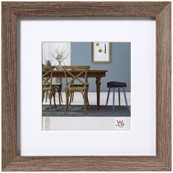 Walther Fiorito nussbaum   30x30 Holz inkl. Passepartout   EF330N