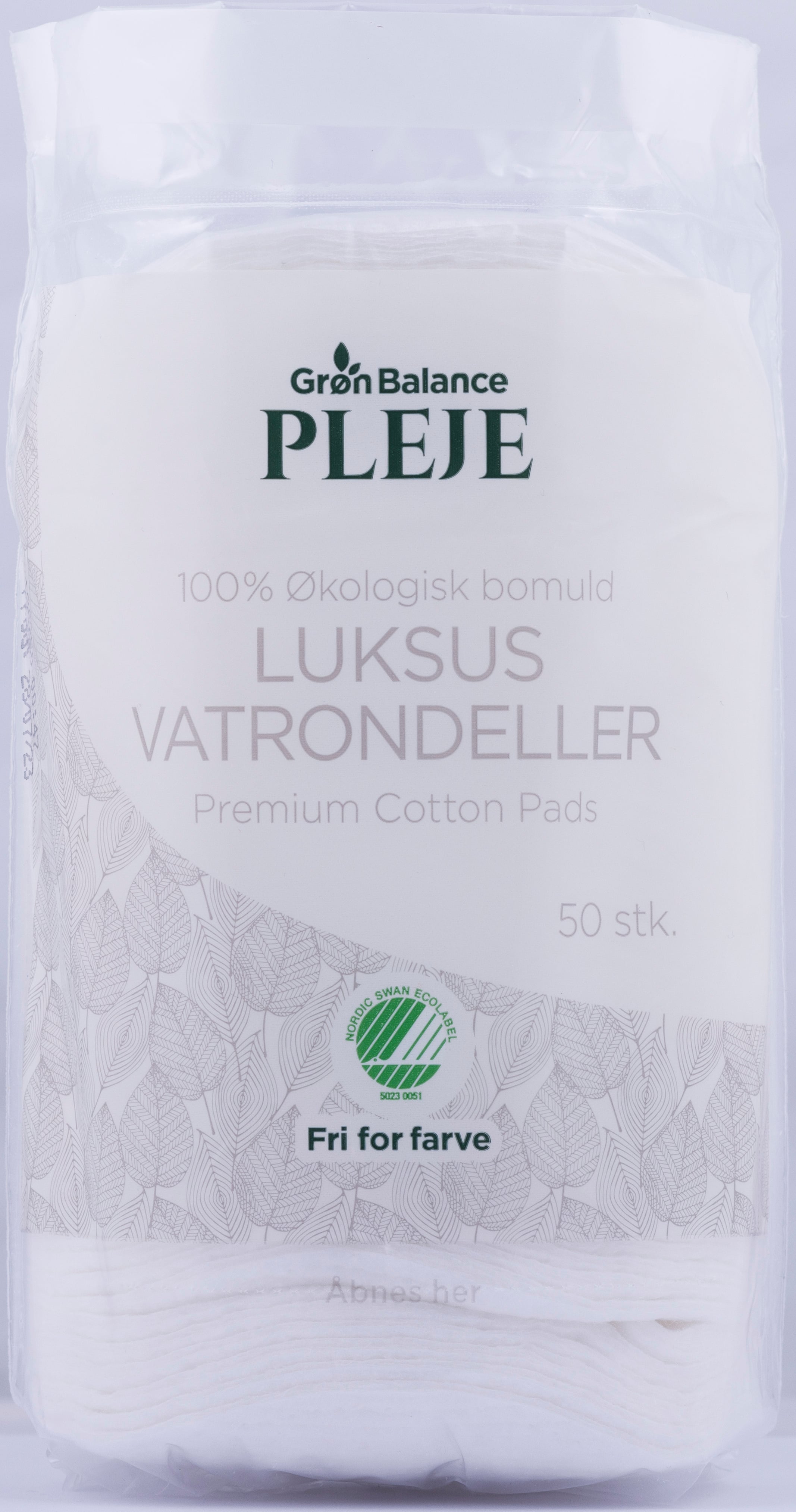 Groen Balance Luxus-Wattepads 50 Stück - 50 ST
