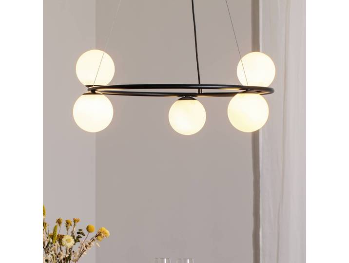 Hängeleuchte Gama SIGMA, dimmbar, schwarz, für Wohn- / Esszimmer, Metall