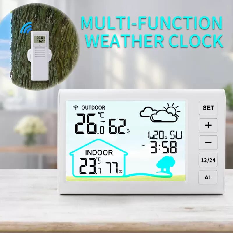 INF Multifunktionales drahtloses Wetterstationsdisplay
