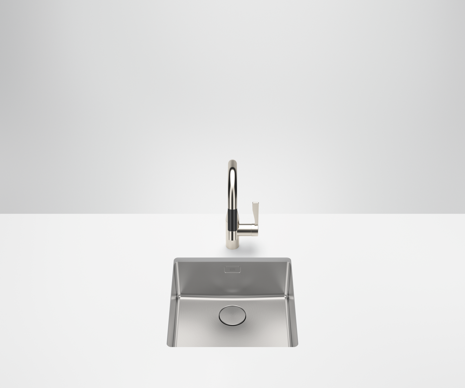 Évier Dornbracht 38400004-86 sous plan, acier inoxydable brossé