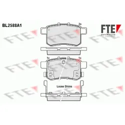Bremsbelagsatz Scheibenbremse FTE 9010839