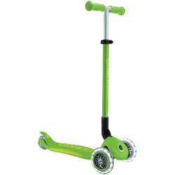 Globber Scooter ELITE Lights mit Leuchtrollen, gruen