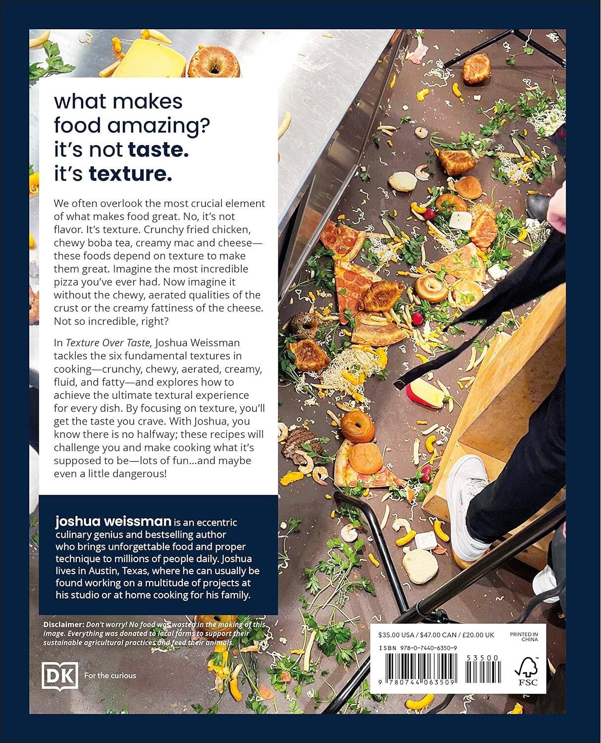 DK Joshua Weissman: Texture Over Taste