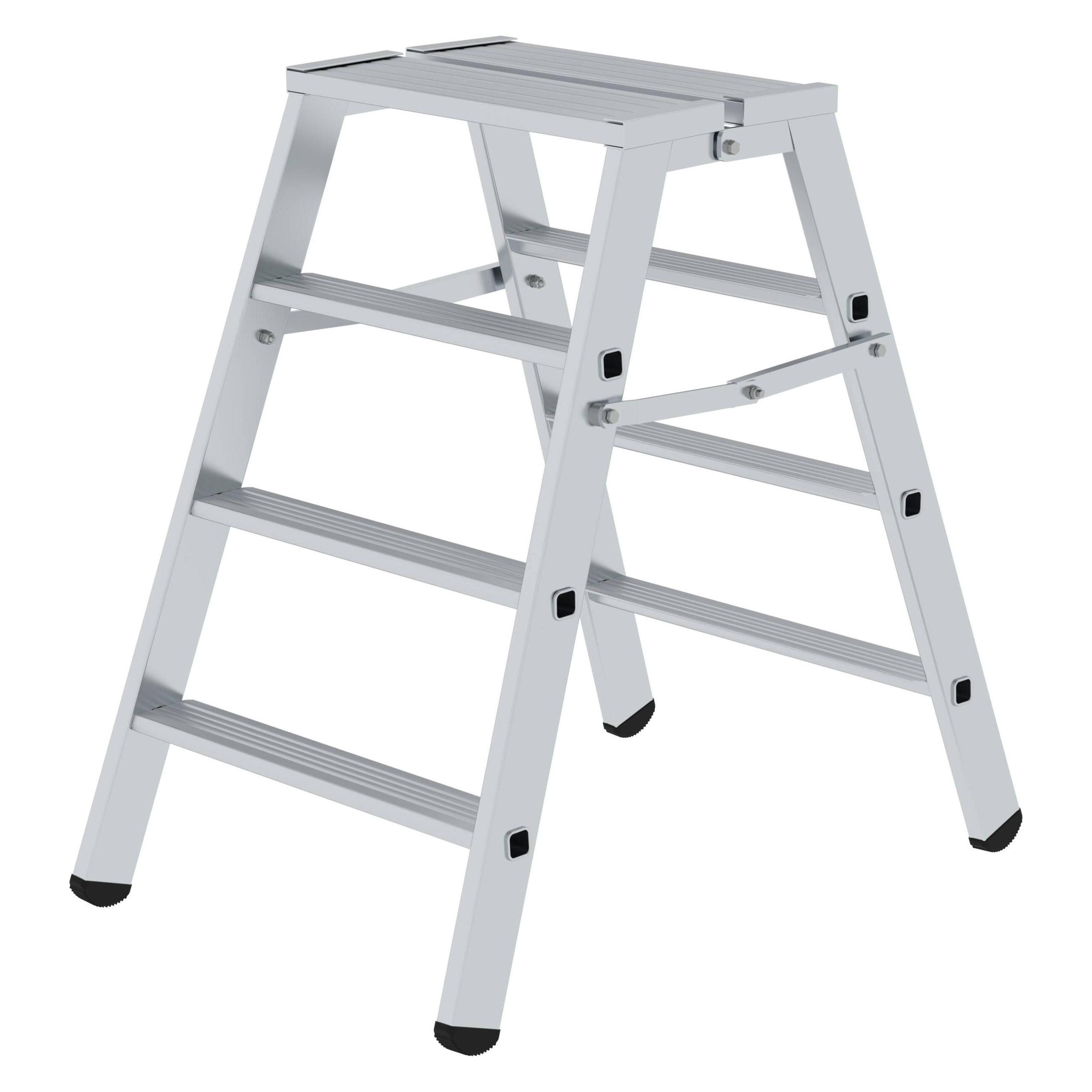 Munk Klapppodest beidseitig begehbar 2x4 Stufen (Trittleiter, 96 cm) (050096)