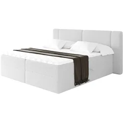 BOXBETT mit Matratze H3 - EVON - 120x200 cm Weiß