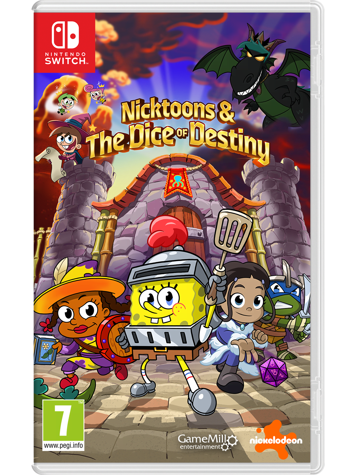 Nicktoons & The Dice of Destiny - Nintendo Switch - Abenteuer - PEGI 12