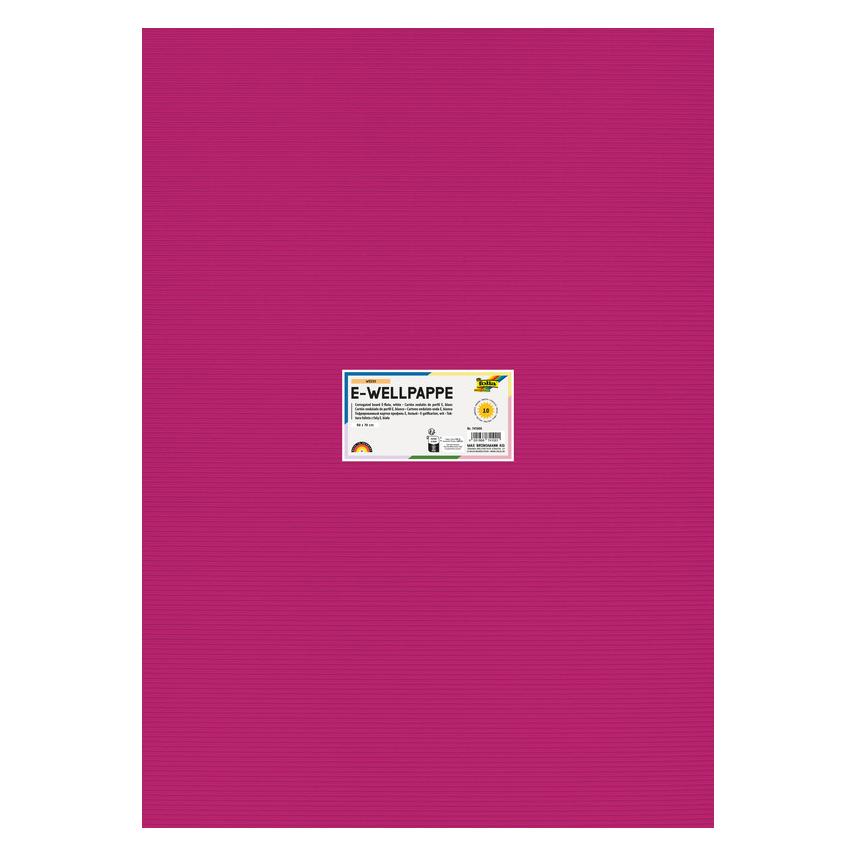 Magni Bastelwellpappe fuchsia (1x) (33649007)