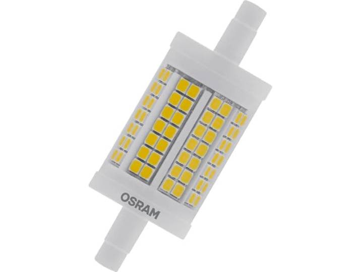 Osram LED LINE R7S DIM\, Tube Crayon LED culot R7s\, Gradable\, 11\,50 W = 100 W équivalent incandescent\, Blanc chaud\, 2700K
