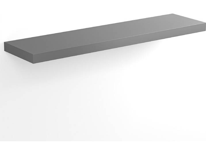 Casaria Wandplank Zwevend - 90 cm 15kg Belastbaar - Mat Grijs