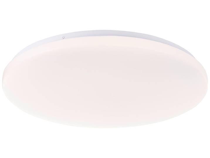 BRILLIANT Plafonnier 49cm Troba blanc IP20 dimmable LED intégré