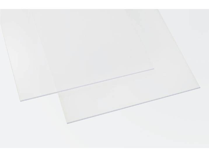 Tecolux Polystyrol-Glas Klar 100 × 50 × 0.25 cm