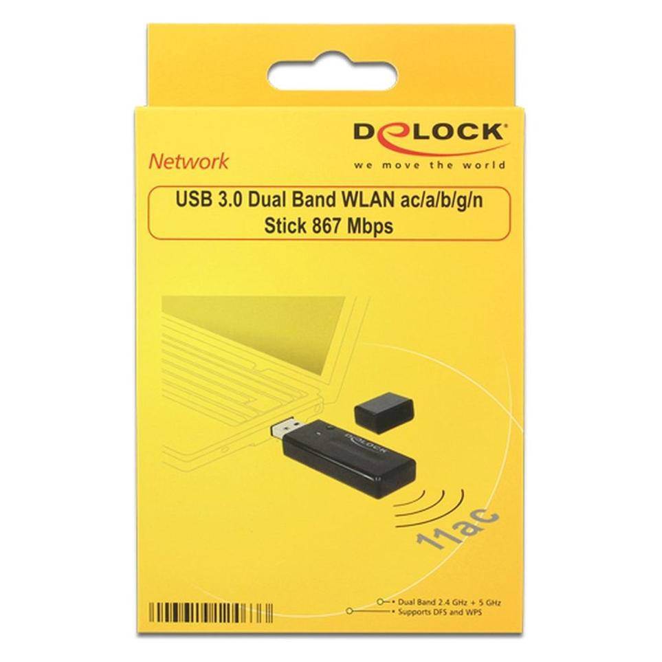 Delock USB3.0 Dual Band WLAN ac/a/b/g/n Stick (USB) (12463)