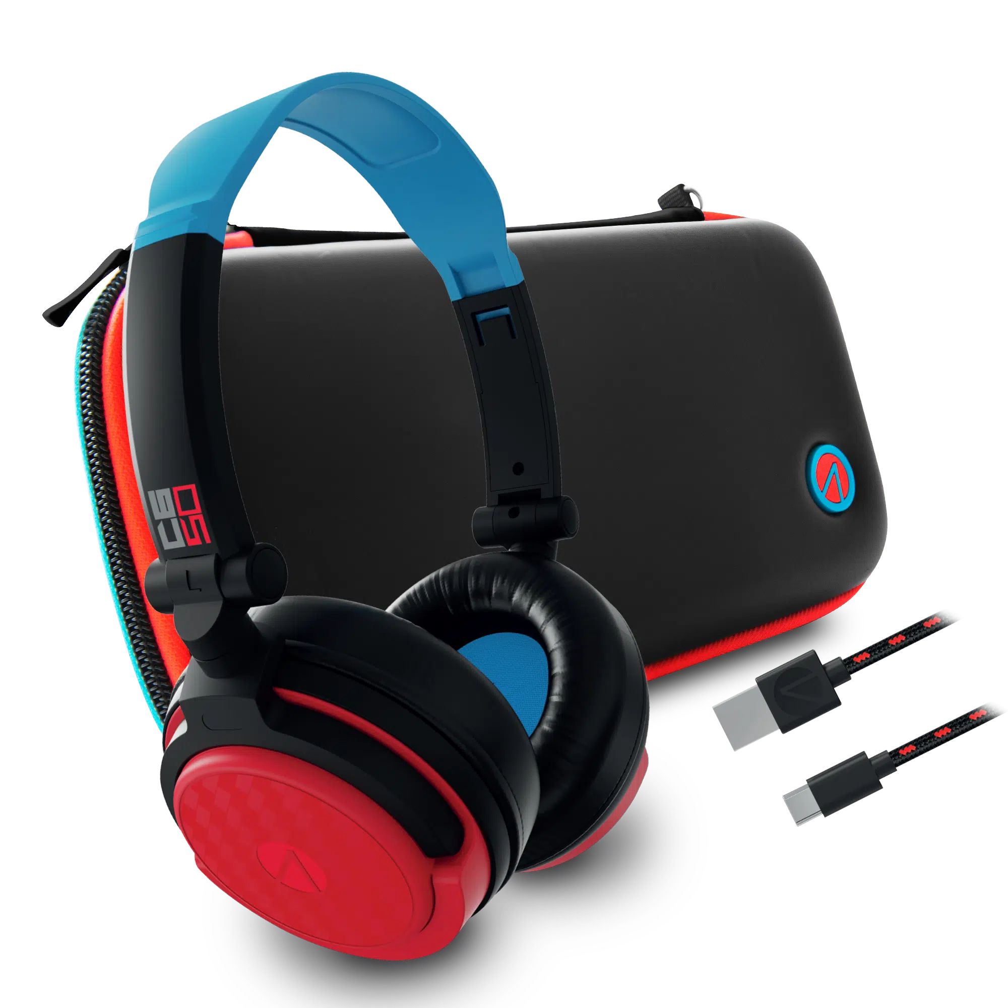 STEALTH Gaming SWL-50 Premium Travel Kit Nintendo Switch Switch Switch OLED Switch Lite kabelgebunden (Schwarz, Blau, Rot)