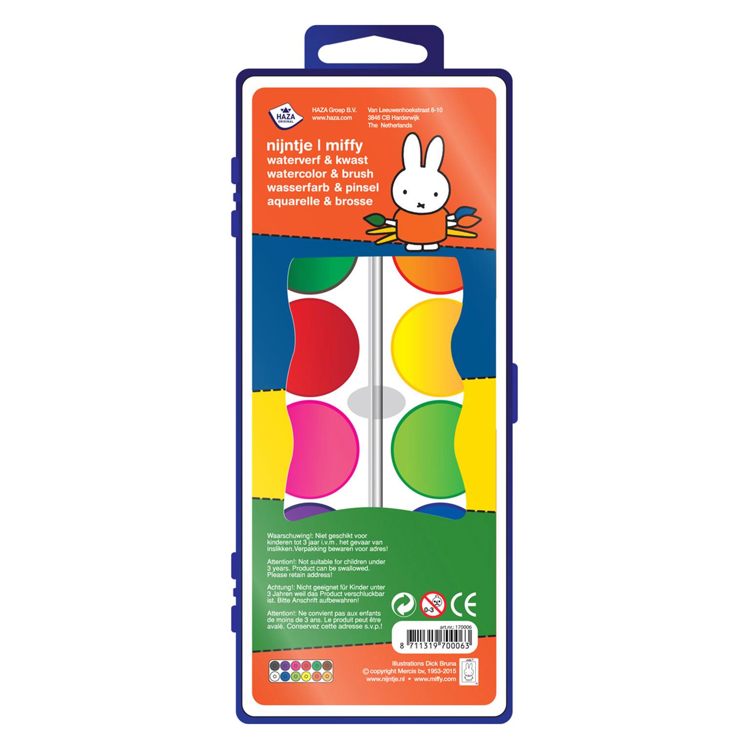Haza Witbaard Aquarell Palette Miffy (21206729)