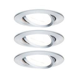 Paulmann 93433 Einbauleuchte 3er Set 19.5 W Aluminium (gedreht)