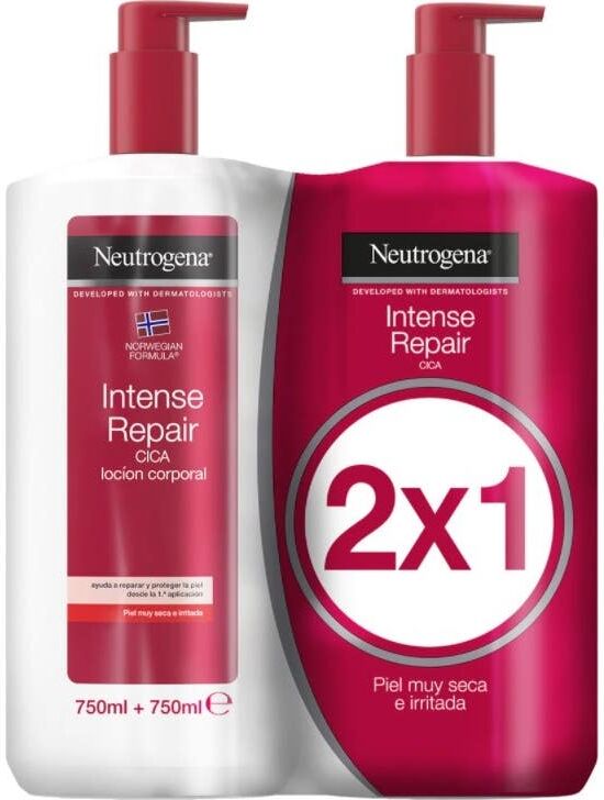 Neutrogena® Duplo Loción Corporal Intensa Piel Sensible 2x750 ml