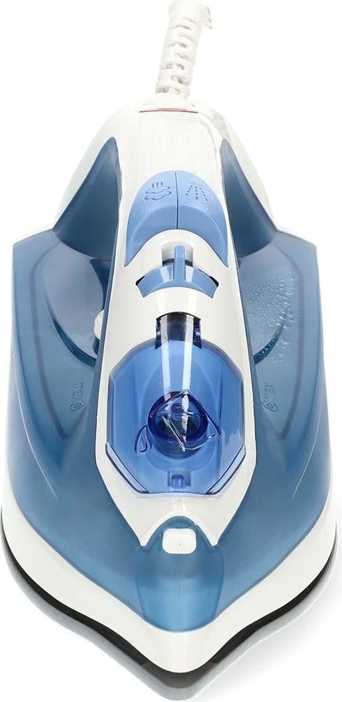 Nedis Stoomstrijkijzer 2000W met Keramische Zool, Wit/Blauw