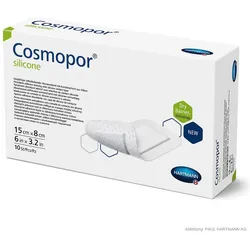 Cosmopor silicone Wundverband steril 15 x 8 cm (10 Stck.)