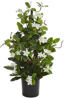 Nearly Natural "24"" Stephanotis Artificial Climbing Plant"