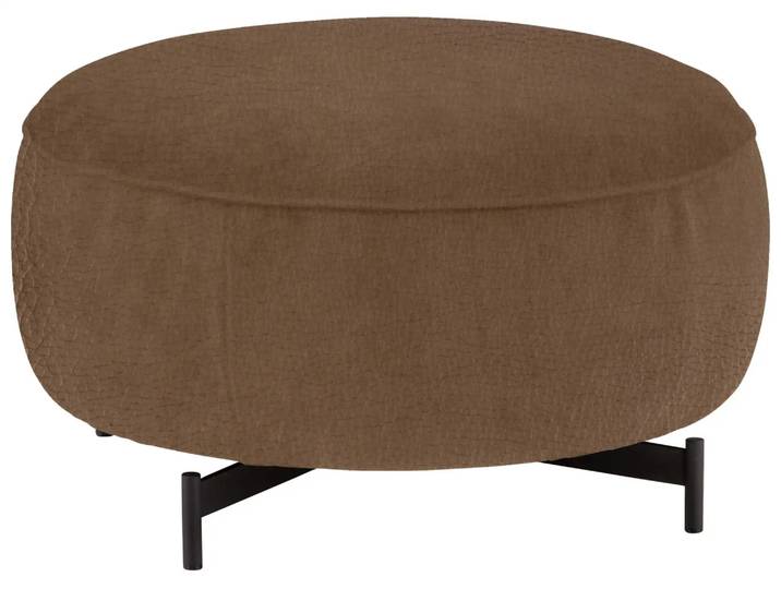 Hocker 8170 Basic D: 80 cm Himolla / Farbe: Smoke / Material: Leder Basic