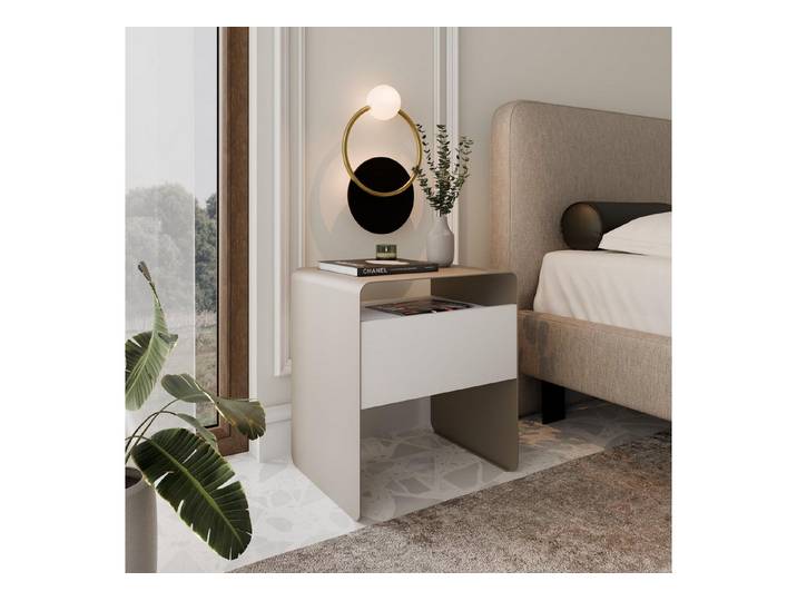 Design Möbel Nachttisch Nachttisch SOHO aus Metall – 45 x 35 x 50 cm