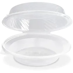 Salatschale (PP) mit Domdeckel klar 1700ml