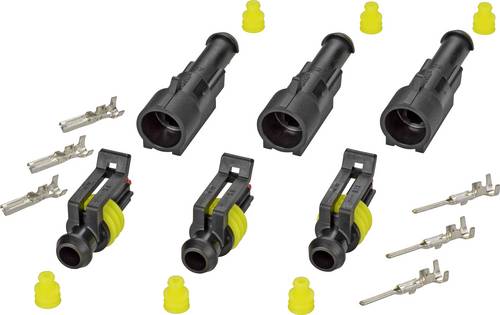 TE Connectivity Superseal Set AMP-Superseal 1.5mm Series Polzahl Gesamt 1 Rastermaß: 6mm 30S002 1 Set