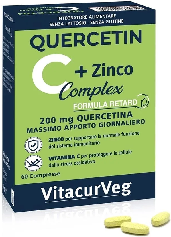 PHARMALIFE RESEARCH Srl Pharmalife Research, Quercetin C + Zinco Complex, 60 Compresse