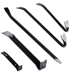 Relaxdays Brecheisen Set 5-teilig Schwarz