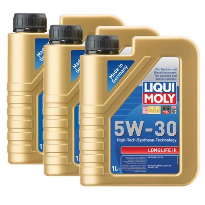 Liqui Moly 3x 1 L Longlife III 5W-30 [Hersteller-Nr. 20646]