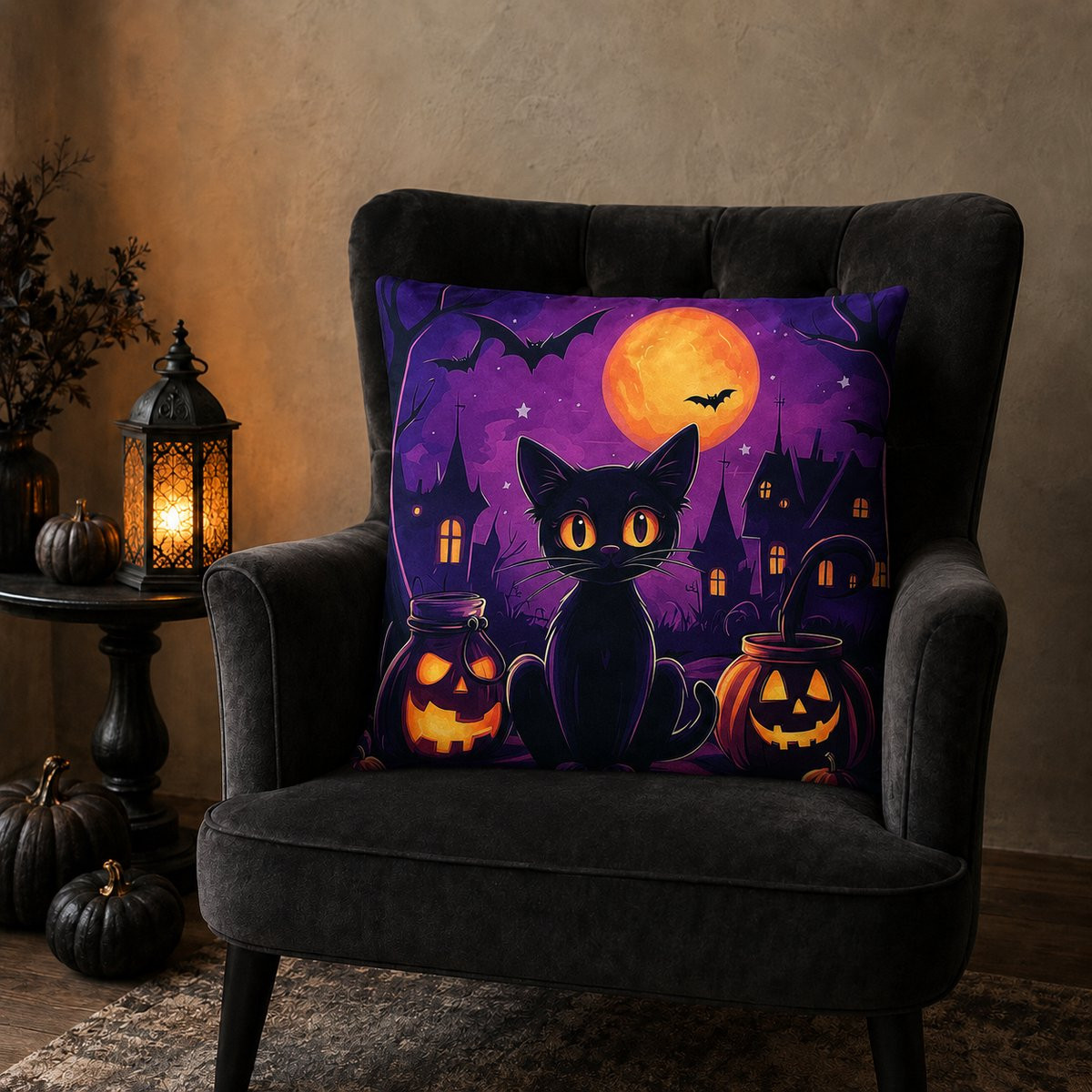 Midnight Halloween Collection Kussenhoes 45 x 45 cm