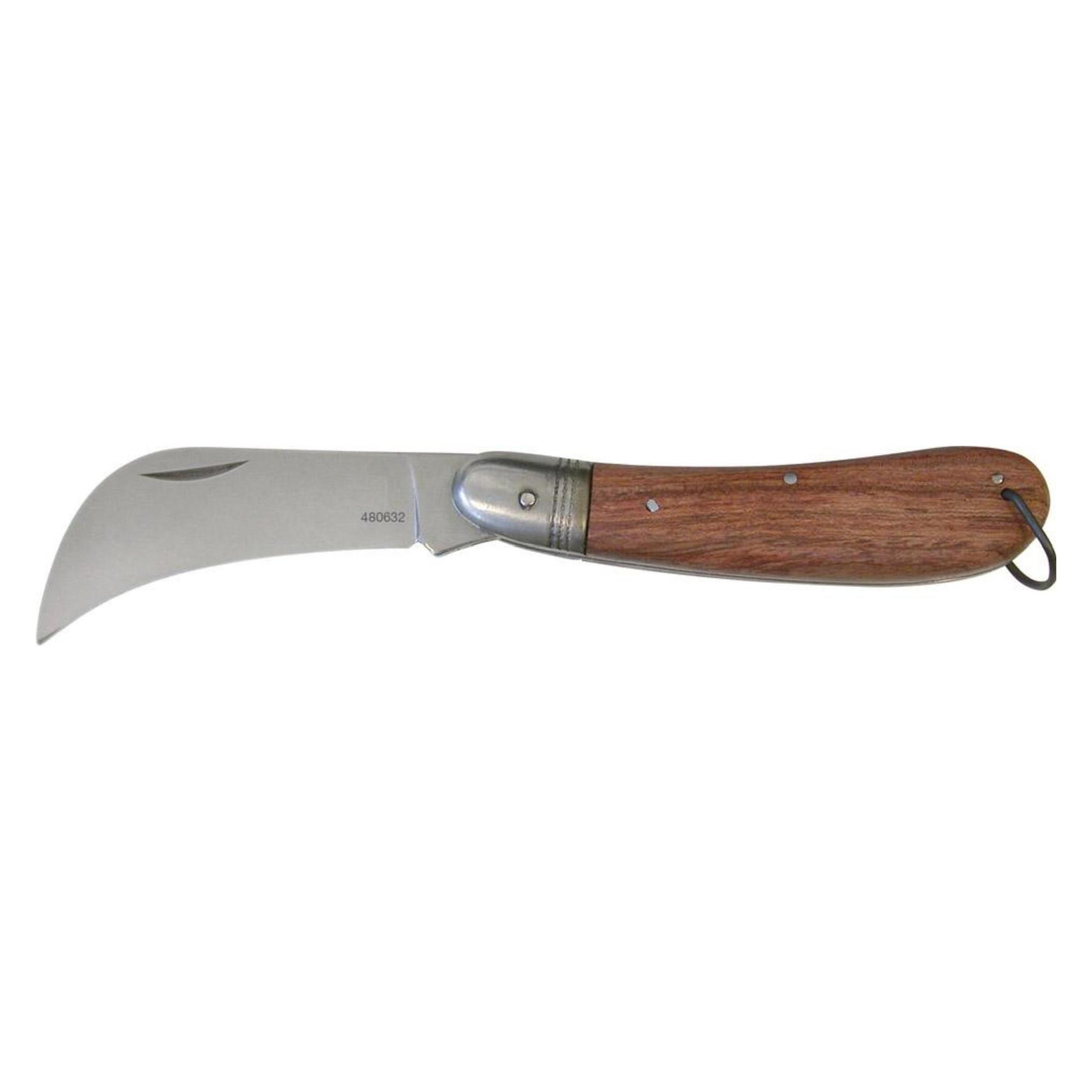 Magni Hesse Gurtbandmesser 4059/1A (Messer klappbar, 1-teilig, gebogene Klinge, mit Ring, Länge 185 mm, Lä (7.70 cm) (4030884806326)