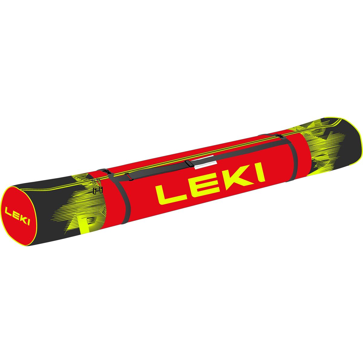 LEKI Cross Country Ski Bag black-neonyellow-bright red (06) 210 cm 360202606