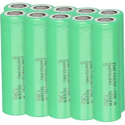 10x Samsung INR18650-25R 18650 Akku 3,6V 2500mAh 20A Flat Top